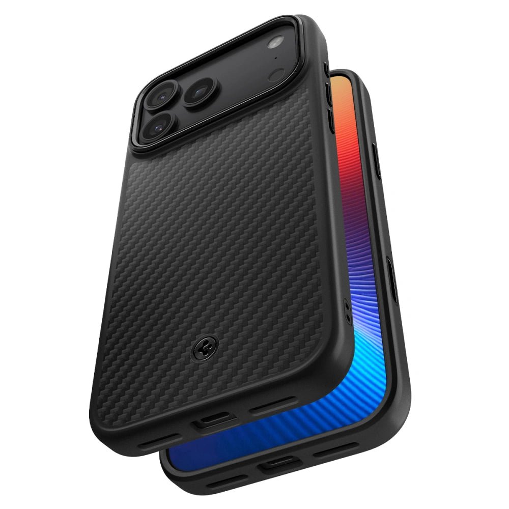 Spigen iPhone 17 Pro Max - Enzo Aramid T Mag - Σκληρή Θήκη Aramid Fiber με MagSafe - Black