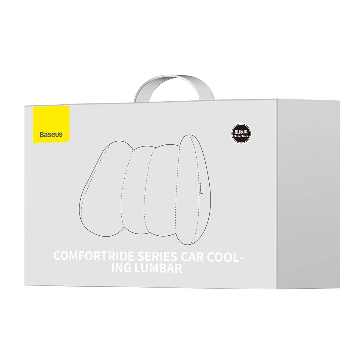 Baseus ComfortRide Μαξιλάρι Στήριξης Μέσης για το Αυτοκίνητο - Black - BS-CN005