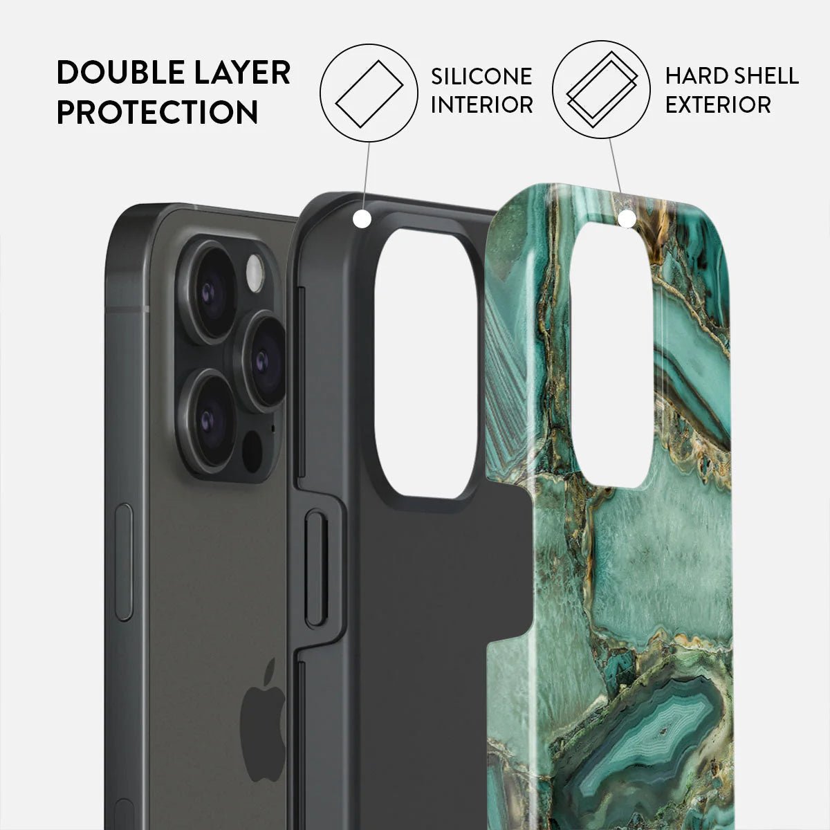 Burga iPhone 15 Pro Max Fashion Tough MagSafe Σκληρή Θήκη με MagSafe - Ubud Jungle