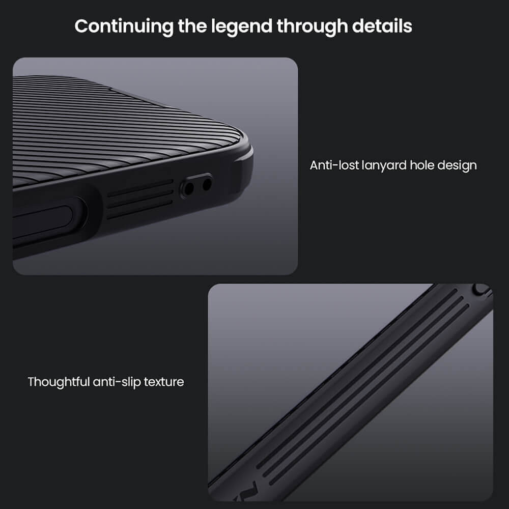 Nillkin iPhone 16 Pro Max CamShield Pro Σκληρή Θήκη με Κάλυμμα για την Κάμερα - Blαck