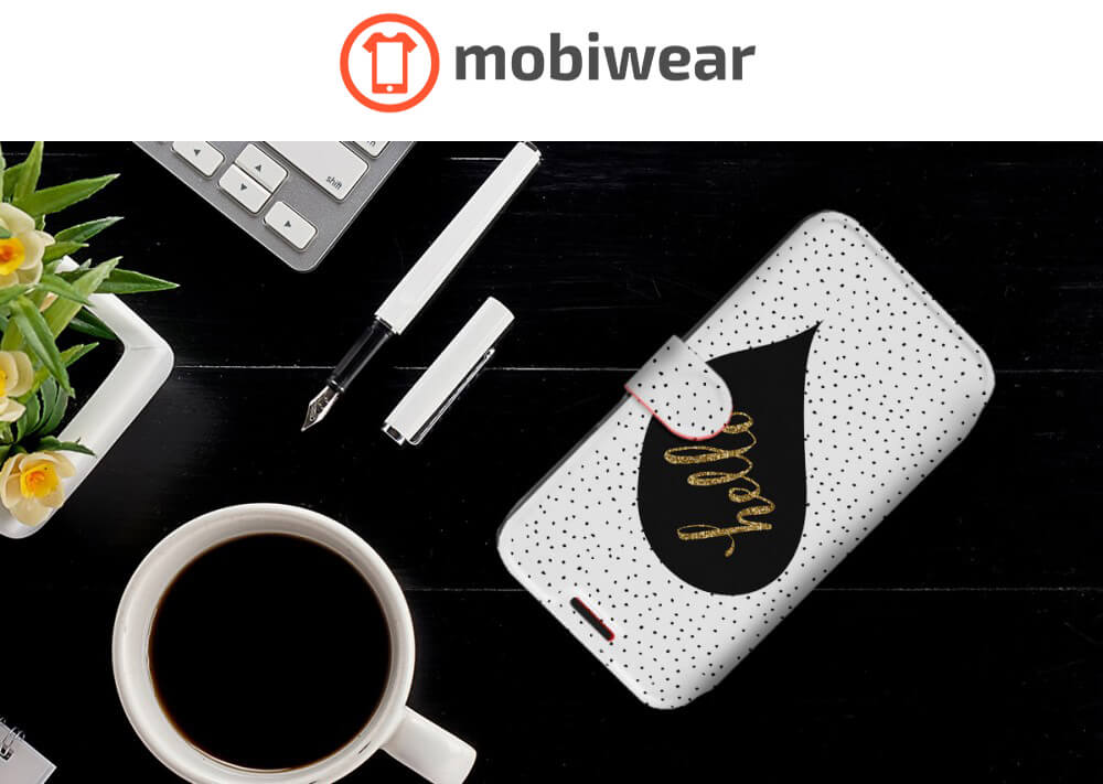 Mobiwear iPhone 13 Pro Θήκη Βιβλίο Slim Flip - Design Hello - M013P