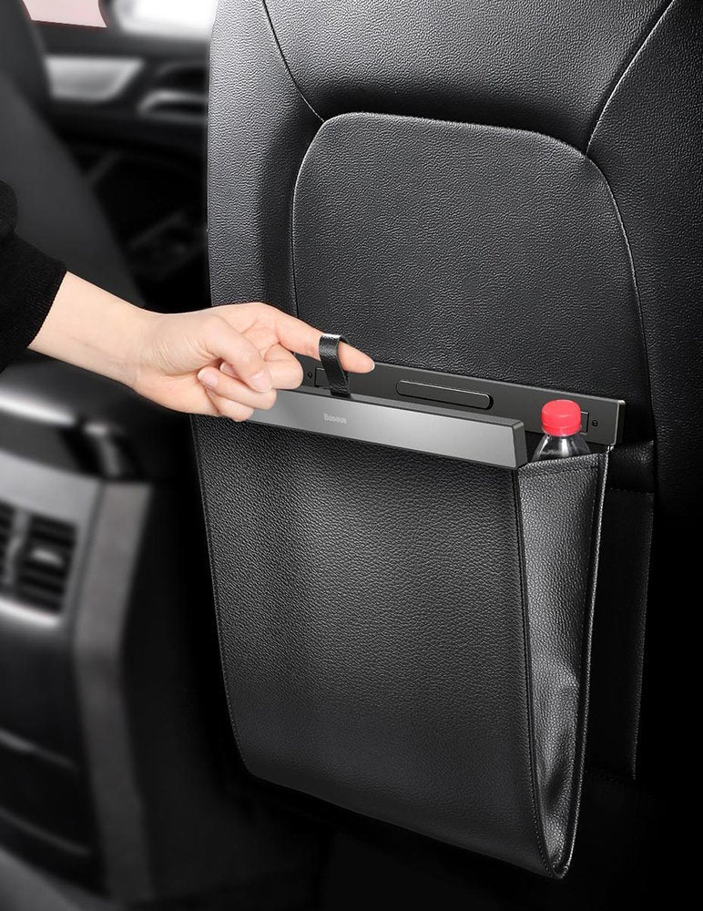 Baseus Large Garbage Bag - Τσάντα Απορριμάτων για τα Πίσω Καθίσματα του Αυτοκινήτου - Black - CRLJD-A01