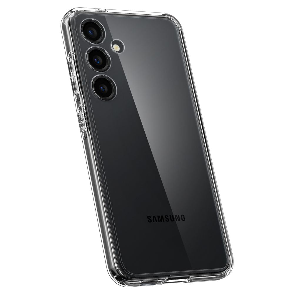 Spigen Samsung Galaxy S24+ - Ultra Hybrid Σκληρή Θήκη με Πλαίσιο Σιλικόνης - Crystal Clear