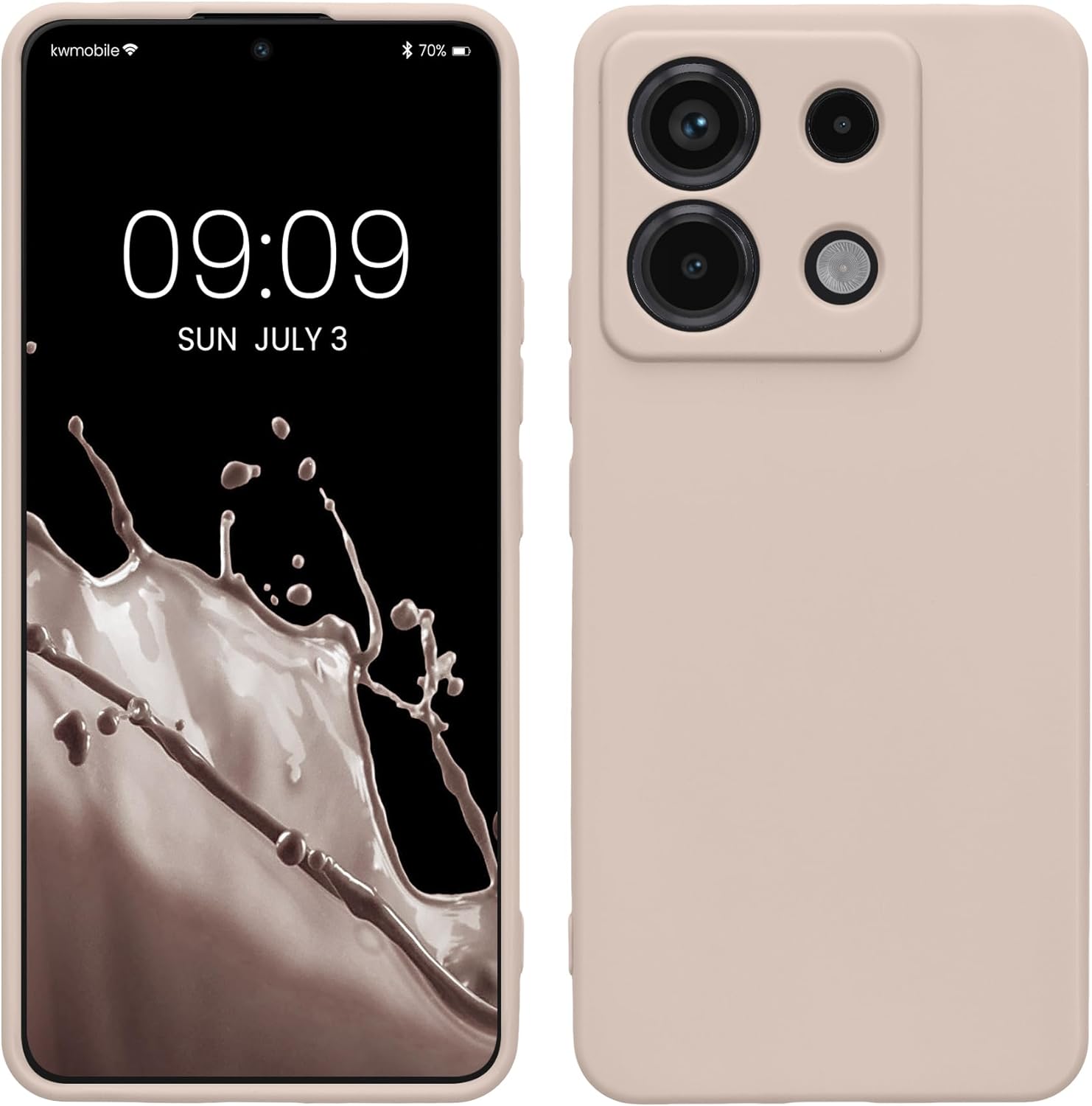 KW Xiaomi Redmi Note 13 Pro 5G / Poco X6 5G Θήκη Σιλικόνης TPU - Coconut Swirl