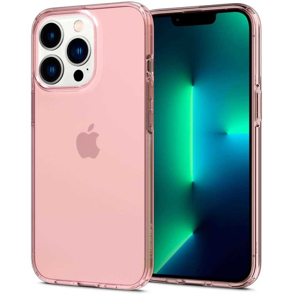 Spigen iPhone 13 Pro Crystal Flex Θήκη Σιλικόνης - Rose Crystal