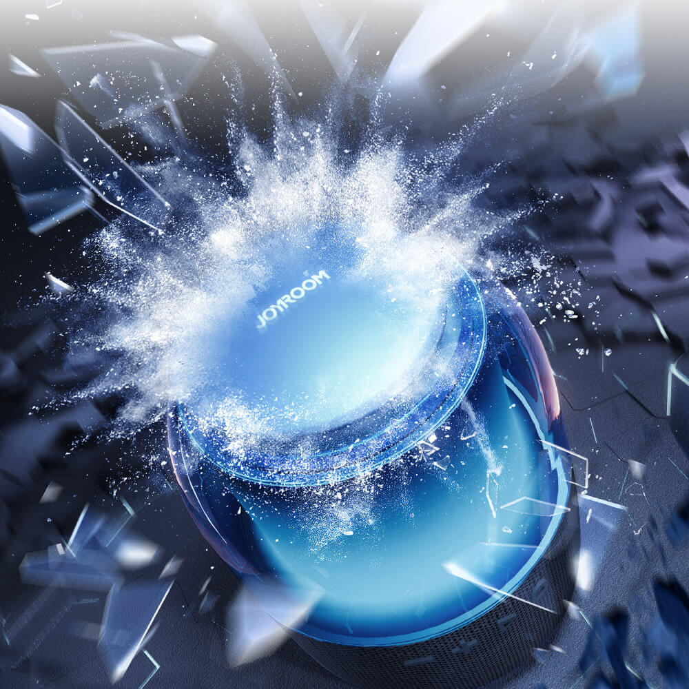 Joyroom Φορητό Ηχείο Bluetooth 5.3 με Φωτισμό RGB 8W - Black - JR-ML05