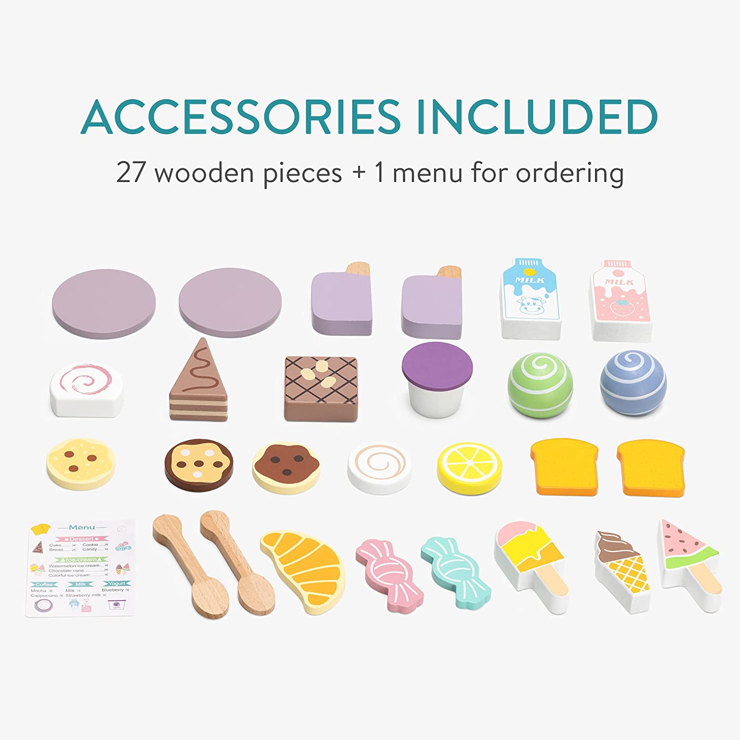 Navaris Ξύλινο Παιχνίδι Kαφετιέρα για Παιδιά - Green / Multicolor - 56389.01