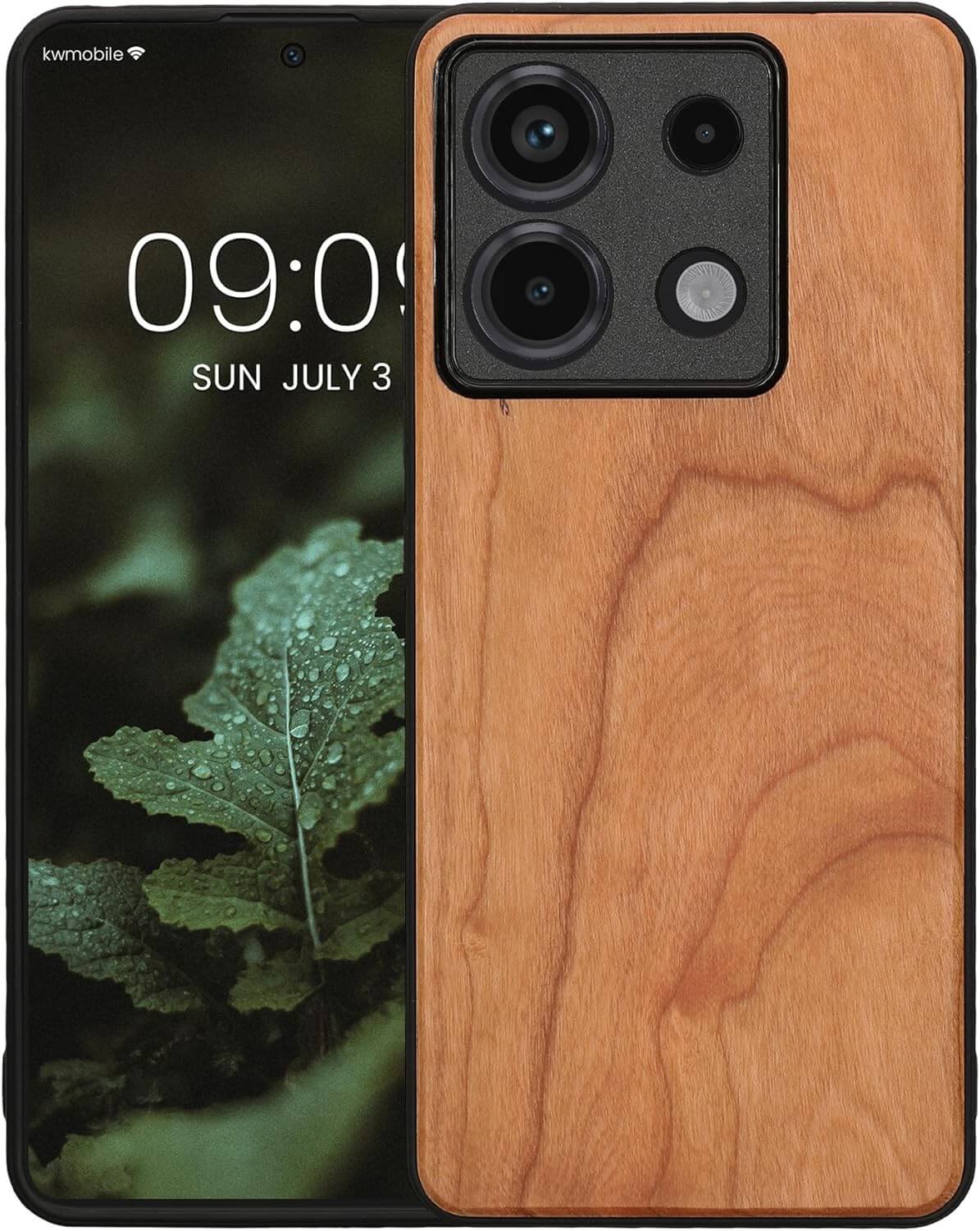 KW Xiaomi Redmi Note 13 Pro 5G / Poco X6 5G Θήκη από Φυσικό Ξύλο - Brown