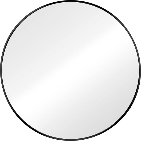 Navaris Στρογγυλός Καθρέπτης Τοίχου - 60 cm - Black - 60870.01