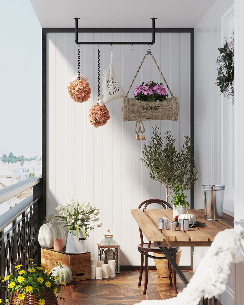 Songmics Επιτοίχια Μεταλλική Ράγα Ρούχων - 92 x 30 x 7.5 cm - Black - HSR067BZ01