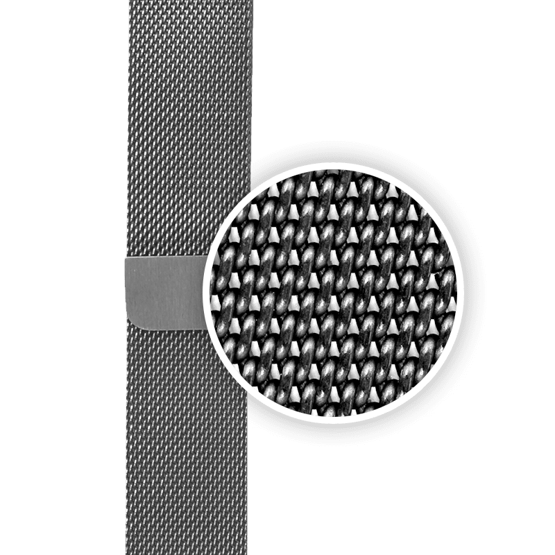 Crong Λουράκι Apple Watch 4/5/6/7/8/9/10/11 - SE (1/2/3) - ULTRA (1/2/3) - 44/45/46/49mm από Ανοξείδωτο Ατσάλι - Milano Steel - Silver