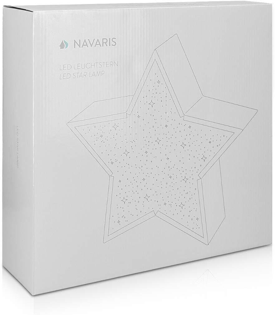 Navaris LED Light Star Φωτιστικό Αστέρι με LED - Red - 49033.09