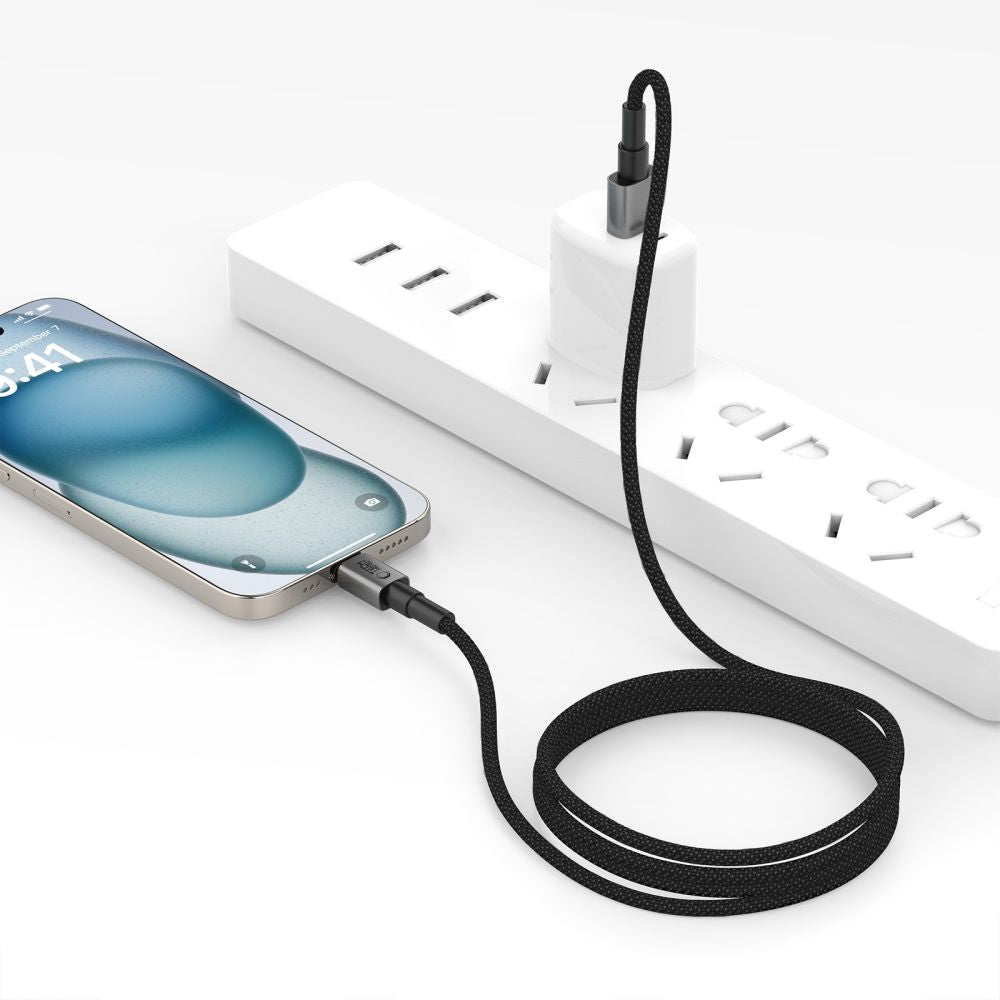 Tech-Protect UltraBoost DNA 15W 3A - Καλώδιο Δεδομένων και Φόρτισης USB-A to USB-C - 3m - Iron Grey