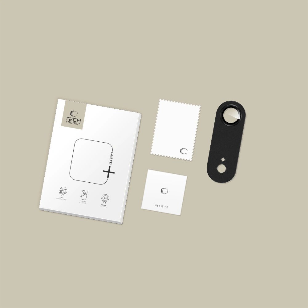 Tech - Protect iPhone Air Camfull Fit+ Προστατευτικό για την Κάμερα με Αντιχαρακτικό Γυαλί - Black