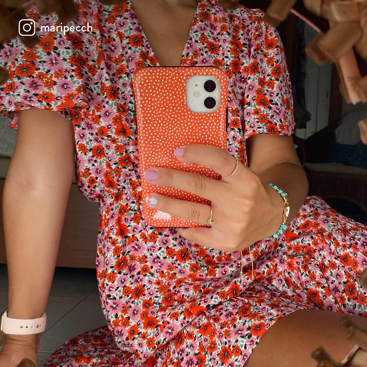Burga iPhone 14 Pro Fashion Tough Σκληρή Θήκη - Vintage Edition