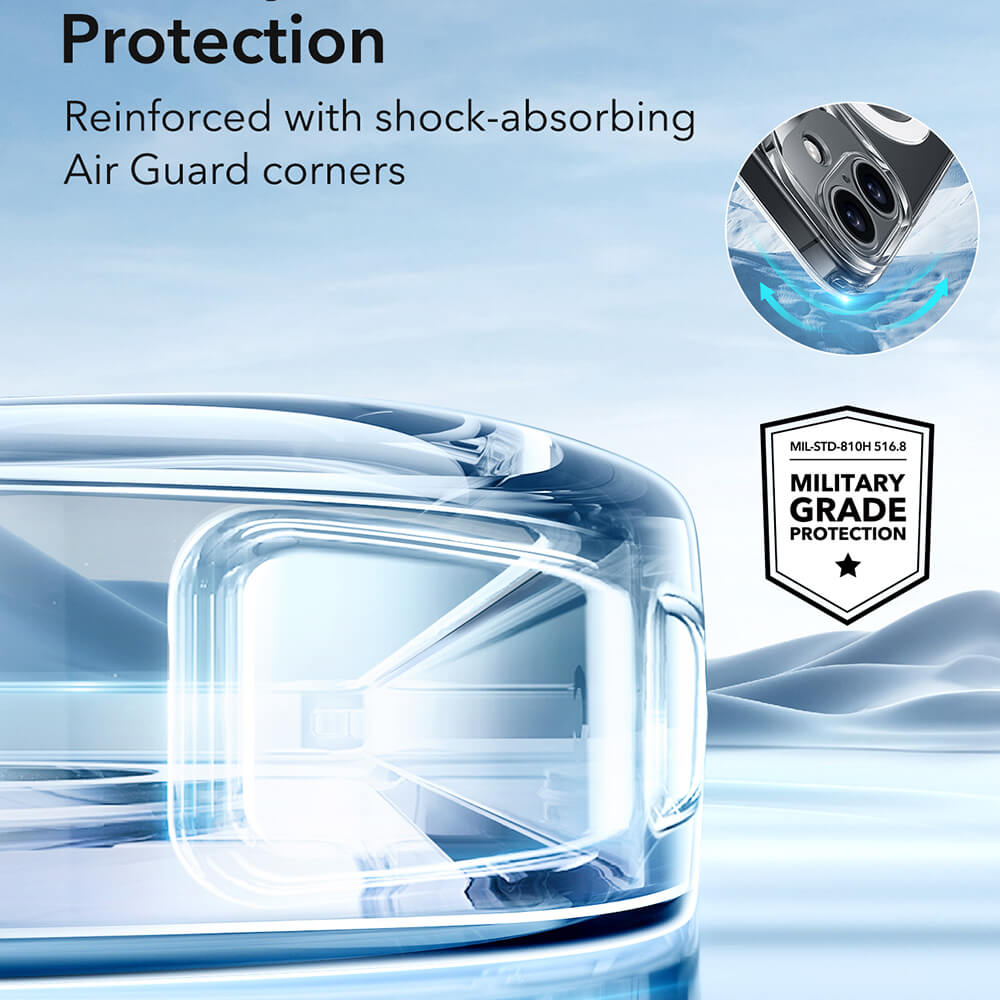 ESR iPhone 16 Zero HaloLock Λεπτή Θήκη Σιλικόνης με MagSafe - Διάφανη