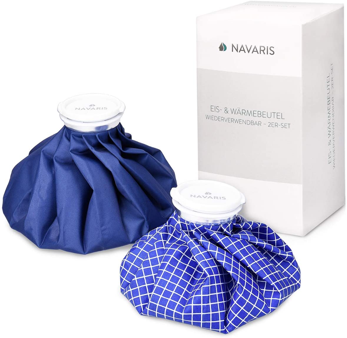 Navaris Σετ με 2 Θερμοφόρες / Παγοκύστες - Blue - Blue / White - 41363