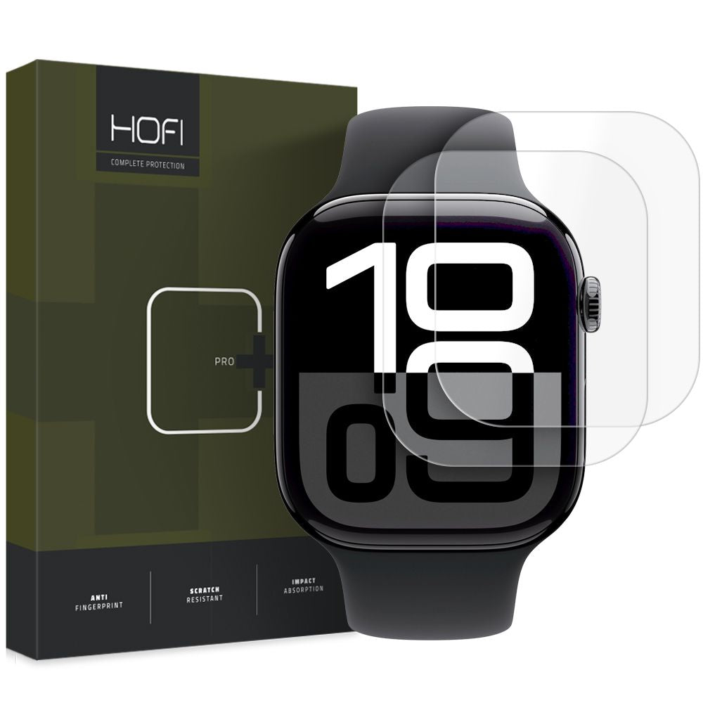 Hofi Προστασία Οθόνης Apple Watch 10/11 - 46mm - Hydroflex Pro+ Προστατευτική Μεμβράνη Οθόνης - 2 Τεμάχια - Clear