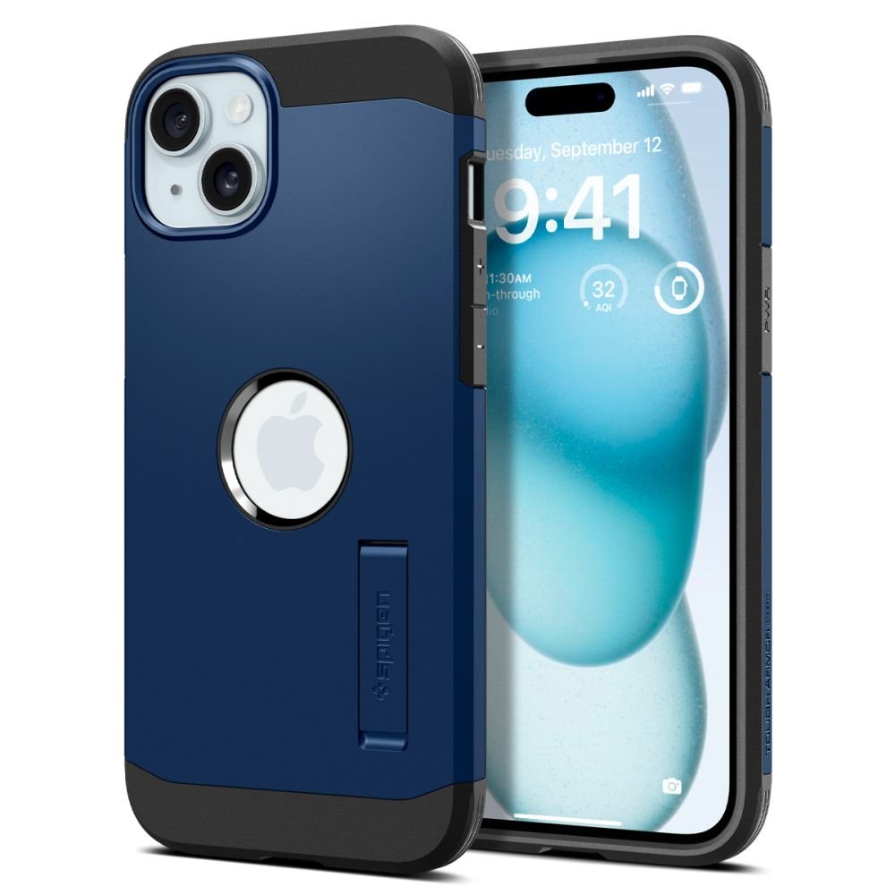 Spigen iPhone 15 Tough Armor Mag Σκληρή Θήκη με MagSafe - Navy Blue
