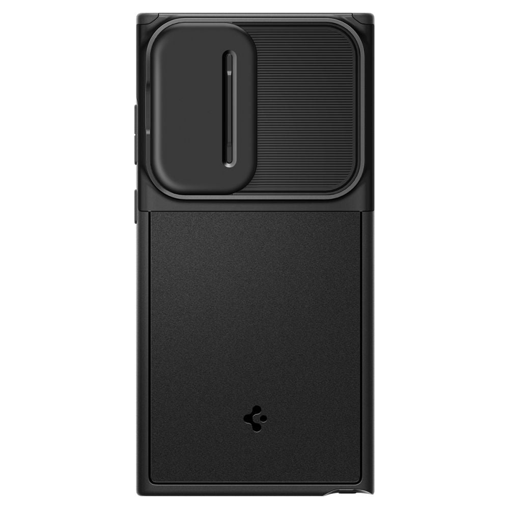 Spigen Samsung Galaxy S23 Ultra Optik Armor Θήκη Σιλικόνης με Κάλυμμα για την Κάμερα - Black