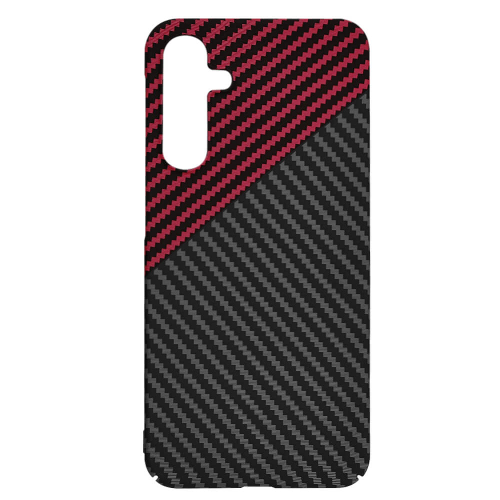 Techsuit Samsung Galaxy A16 4G / A16 5G Σκληρή Θήκη Carbonite FiberShell - Red Vortex
