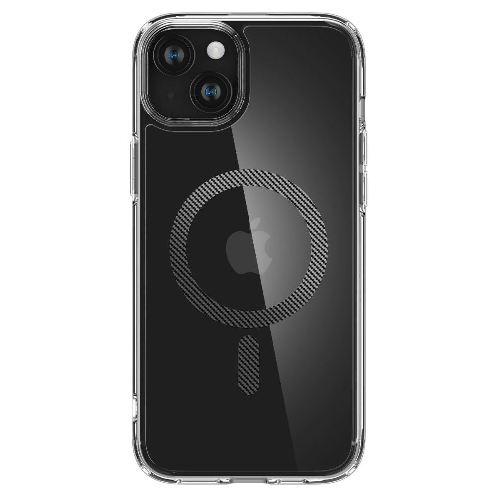 Spigen iPhone 15 Ultra Hybrid Mag Σκληρή Θήκη με Πλαίσιο Σιλικόνης Και MagSafe - Carbon Fiber