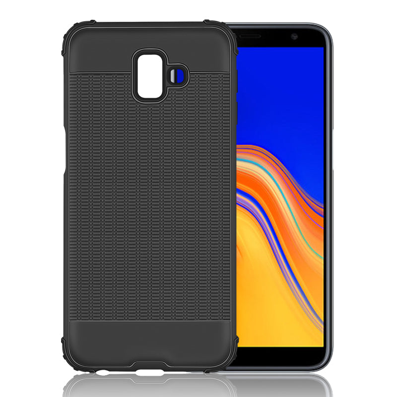 OEM Samsung Galaxy J6 Plus 2018 Anti-shock Slim Armor Θήκη Σιλικόνης TPU με Ενισχυμένες Γωνίες - Black
