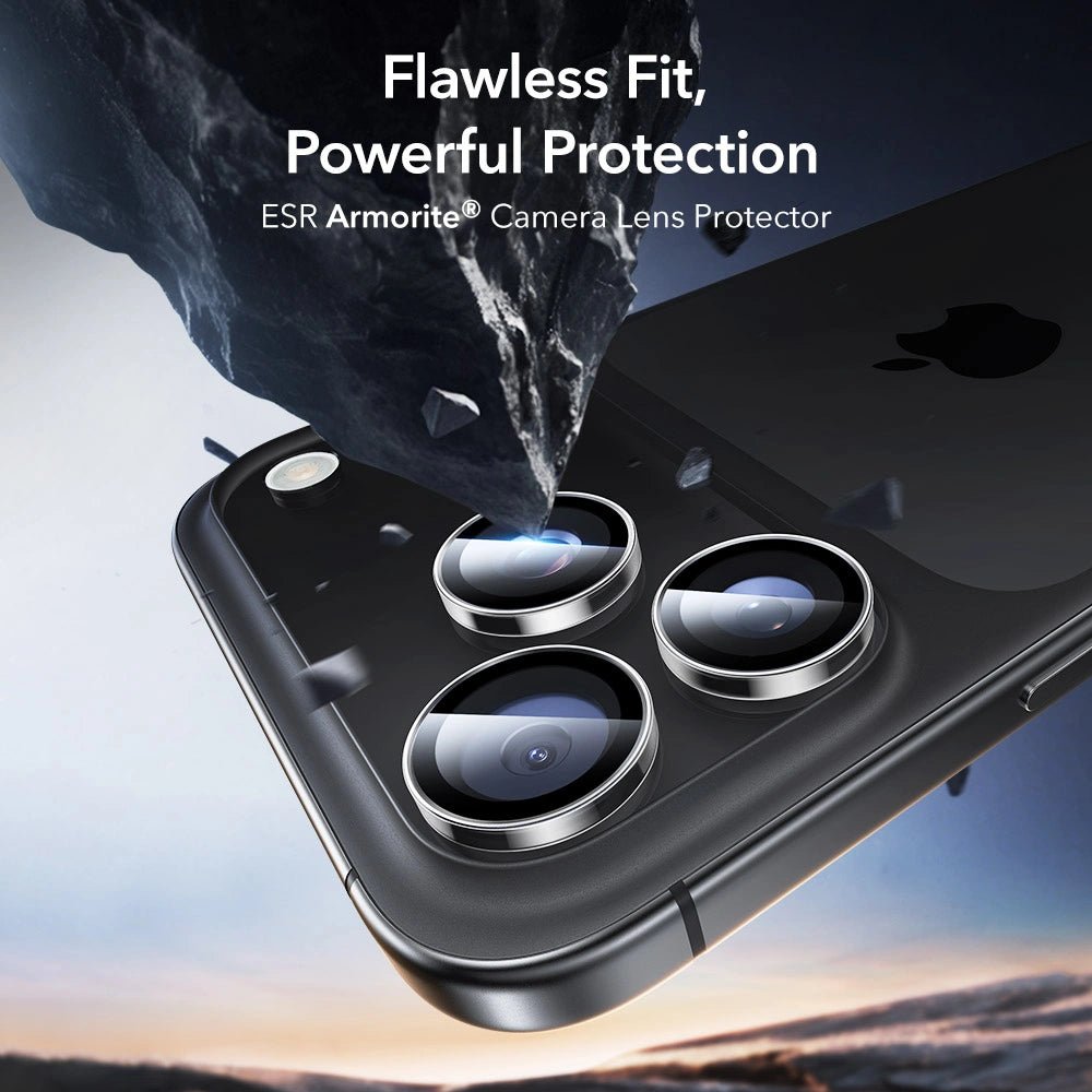 ESR iPhone 14 Pro / Pro Max / 15 Pro / Pro Max /16 Pro / Pro Max / 17 Pro / Pro Max Armorite - Αντιχαρακτικό Γυαλί για την Κάμερα - Clear