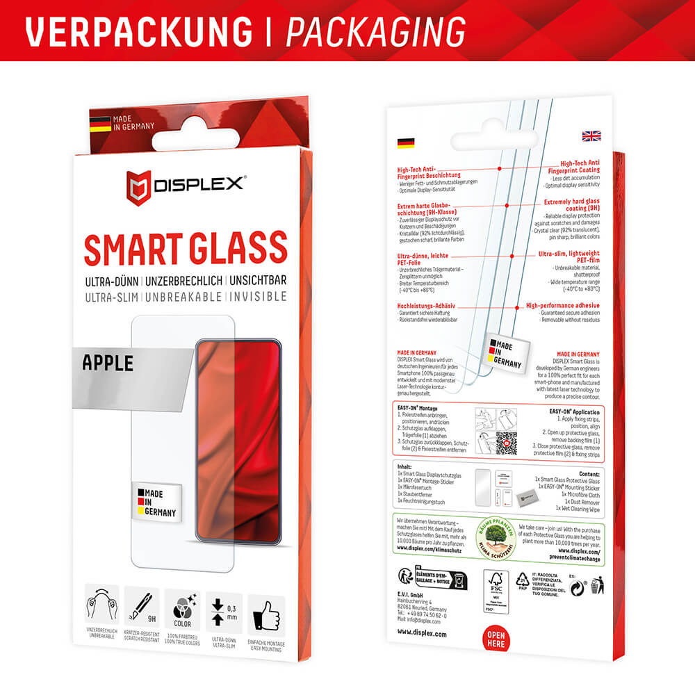 Displex iPhone 16 Plus - Premium Smart FlexiGlass - Εύκαμπτο Αντιχαρακτικό Γυαλί Οθόνης - Clear