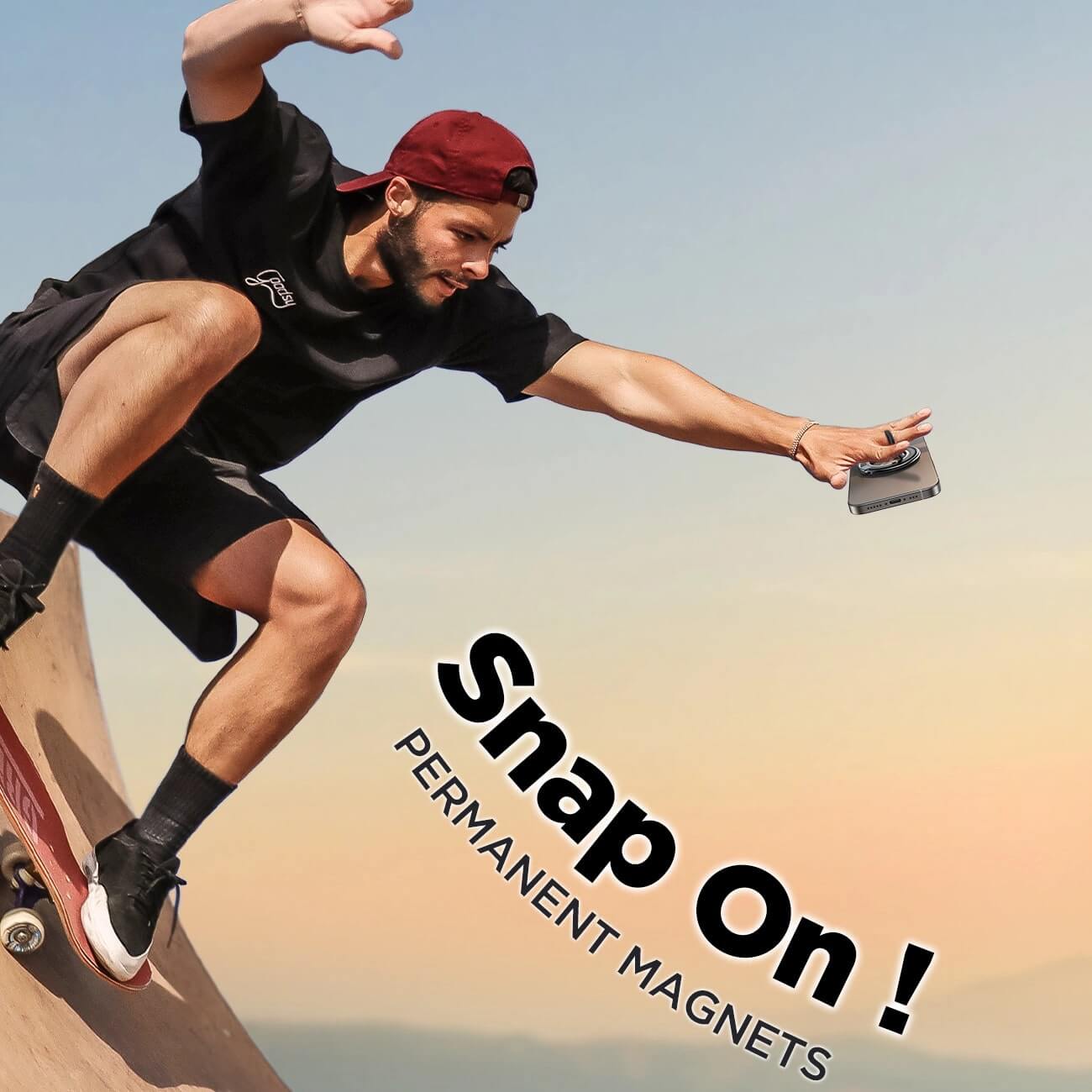 Joyroom JR-ZS383 MagSafe Phone Holder - Δαχτυλίδι Συγκράτησης Κινητού - Βάση Στήριξης - Black