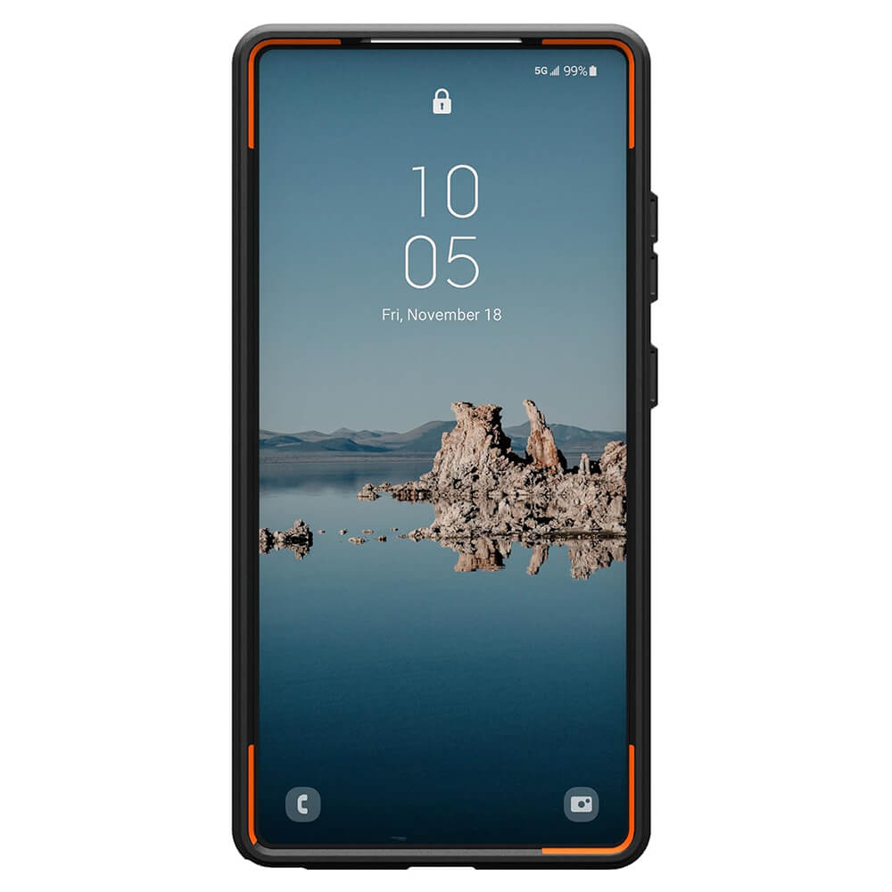 UAG Samsung Galaxy S25 Ultra Civilian Pro MagSafe Σκληρή Θήκη με MagSafe - Olive Drab / Orange