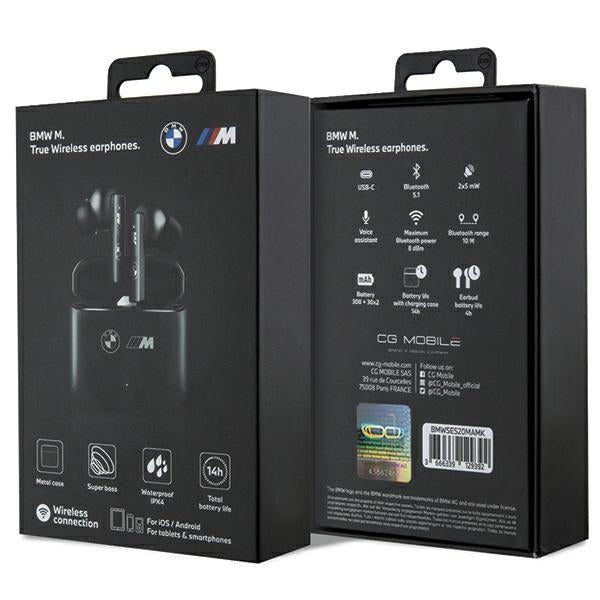 BMW M Collection - Bluetooth 5.1 - Ασύρματα ακουστικά για Κλήσεις / Μουσική - Black