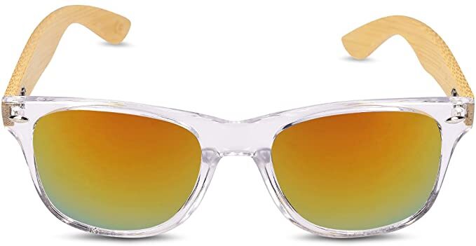 Navaris Unisex Γυαλιά Ηλίου - UV400 - Clear / Light Brown - 40731.03.09