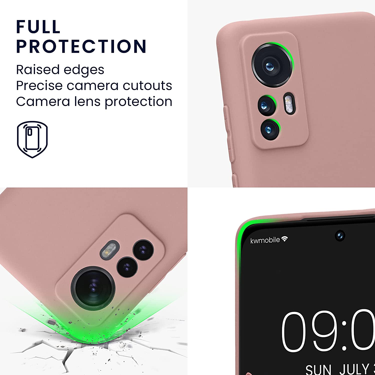 KW Xiaomi Xiaomi 12 / 12X Θήκη Σιλικόνης TPU - Winter Rose - 57124.193