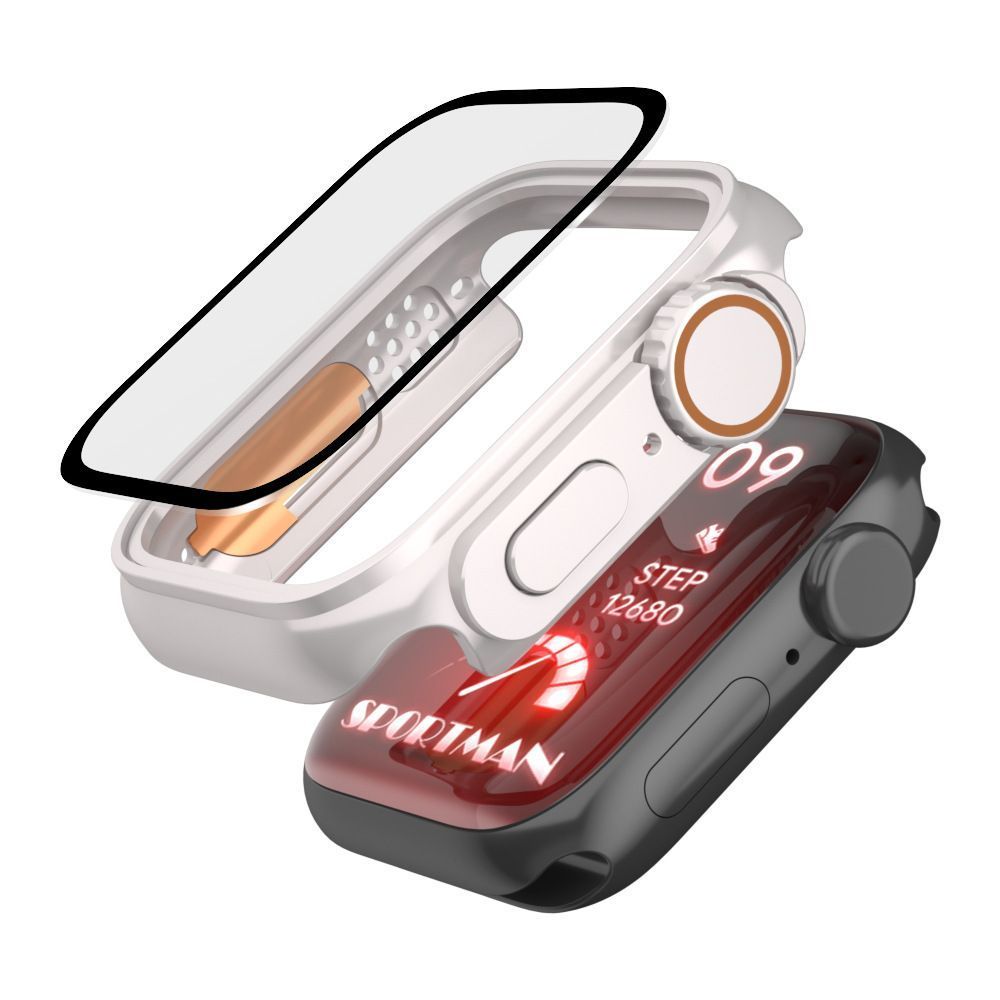 Tech-Protect Θήκη Apple Watch 10/11 - 46mm Defense 360 με Προστασία Οθόνης - Black / Orange