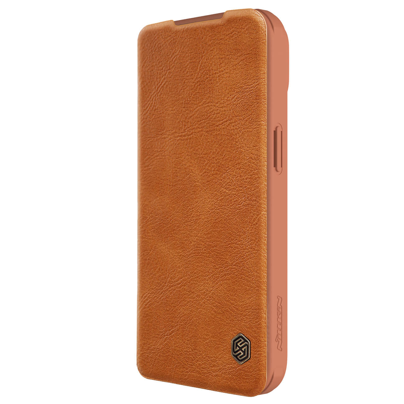 Nillkin iPhone 15 Plus Qin Pro Leather Θήκη Βιβλίο με Κάλυμμα για την Κάμερα - Brown