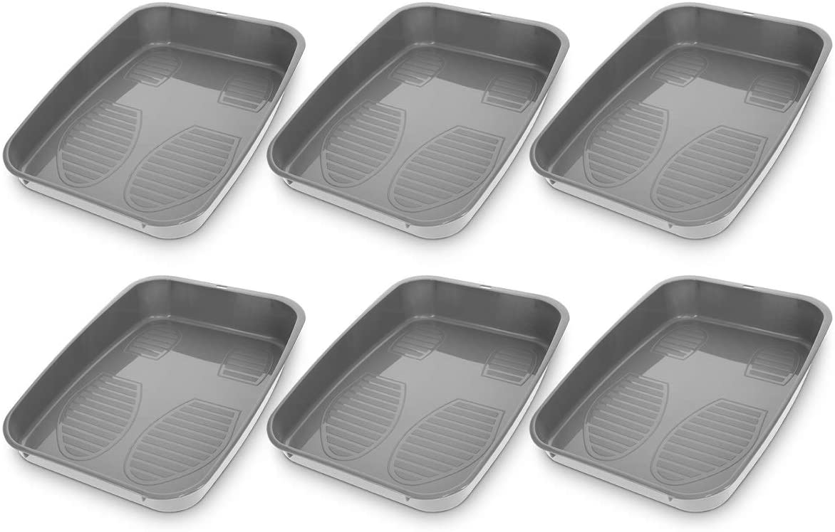 Navaris Σετ με 6 Θήκες Στεγνώματος Παπουτσιών - Αnthracite - 50173.06