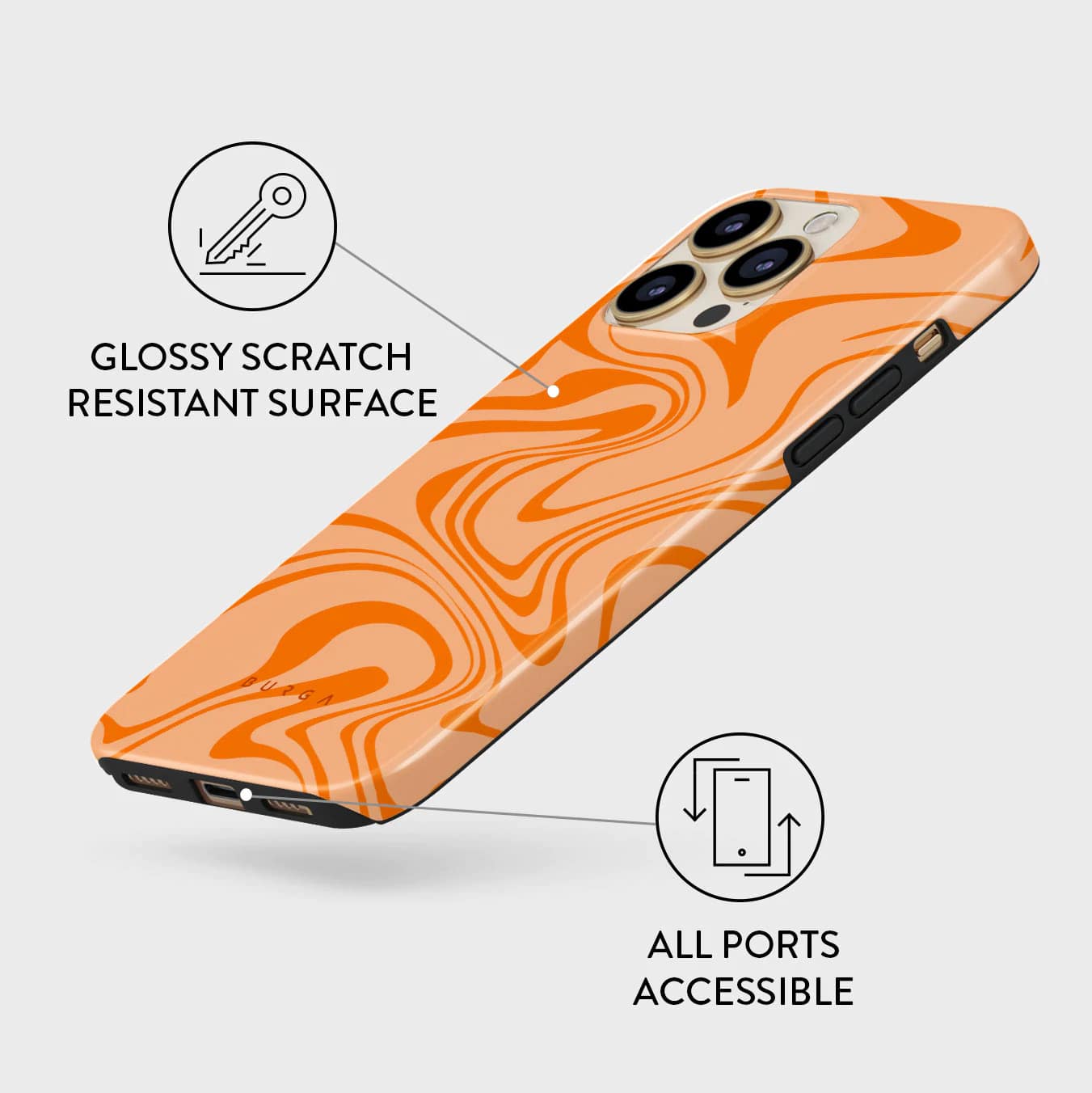 Burga iPhone 13 Pro Max Fashion Tough Σκληρή Θήκη - High Vibrations