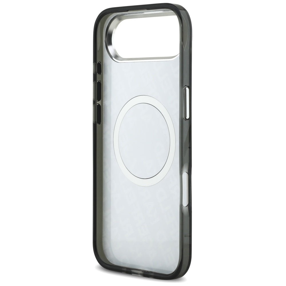 Karl Lagerfeld iPhone Air - IML Karl Head Logo MagSafe - Σκληρή Θήκη με Πλαίσιο Σιλικόνης - Black - KLHMP17MHMKBKHOK