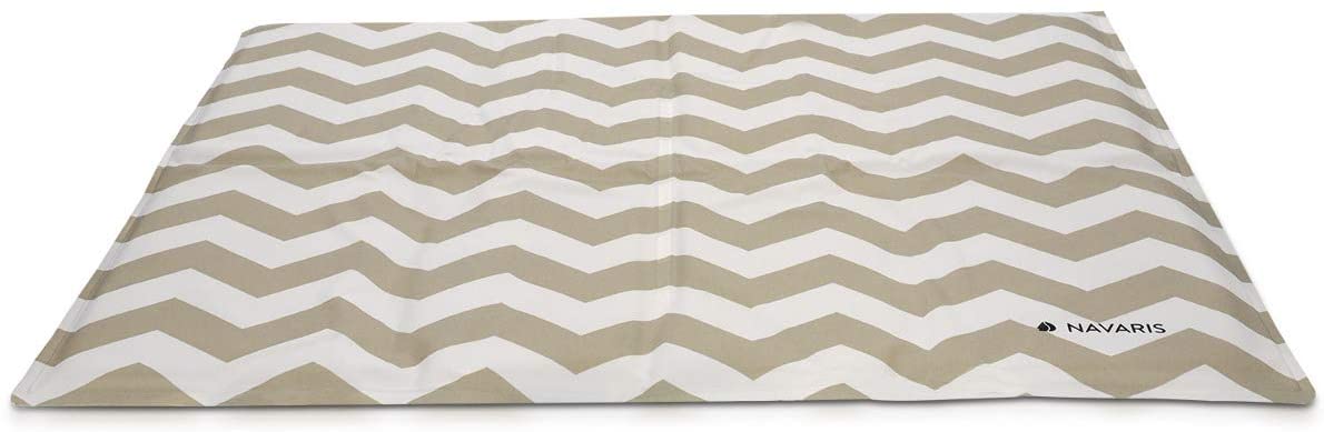 Navaris Pet Cooling Mat - Στρώμα Ψύξης για Κατοικίδια - Design Zig Zag - 51184.1