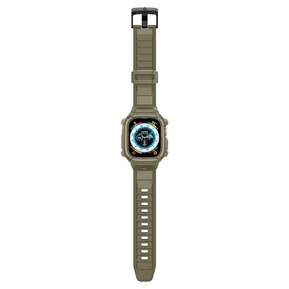 Spigen Λουράκι Apple Watch Ultra (1/2/3) - 49mm Rugged Armor Pro - Vintage Khaki