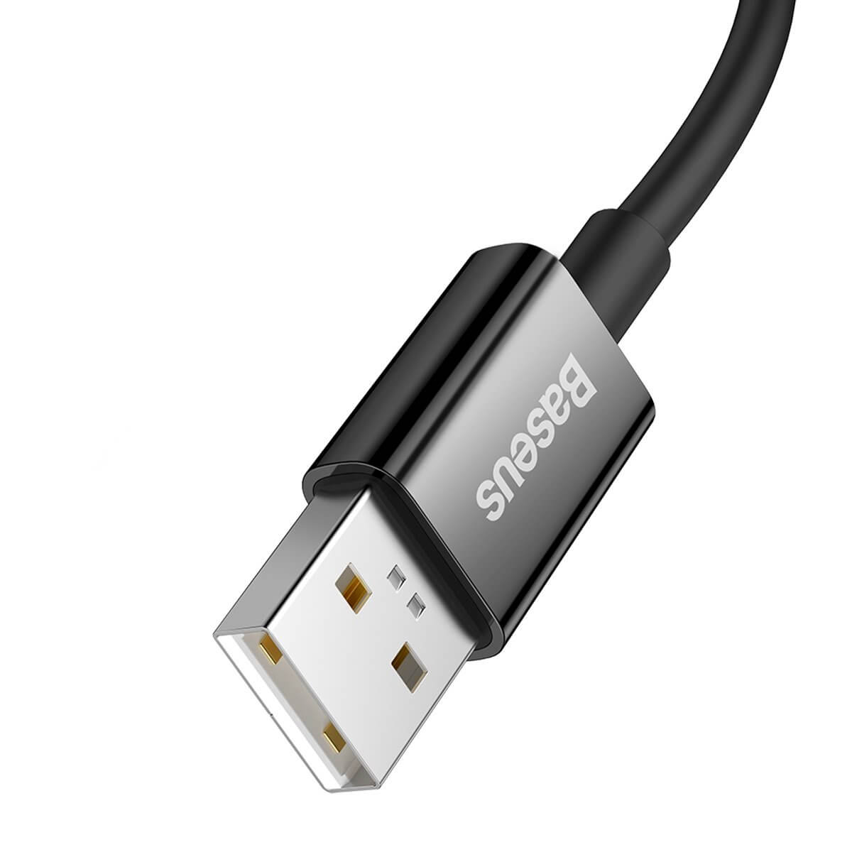 Baseus Superior Series SUPERVOOC Καλώδιο Δεδομένων και Φόρτισης 65W 1m - USB to Type-C - Black - CAYS000901