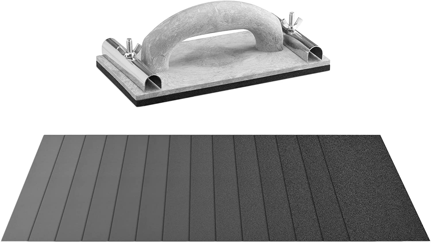 Navaris Σετ Λείανσης με 42 Γυαλόχαρτα και μία Λαβή - Grey - 54759.01