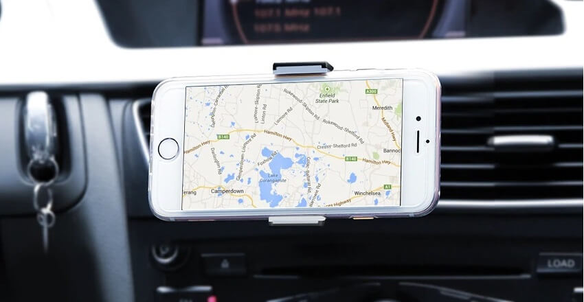 Ugreen LP120 Clamped Universal Βάση Αυτοκινήτου Αεραγωγού - Black / Grey