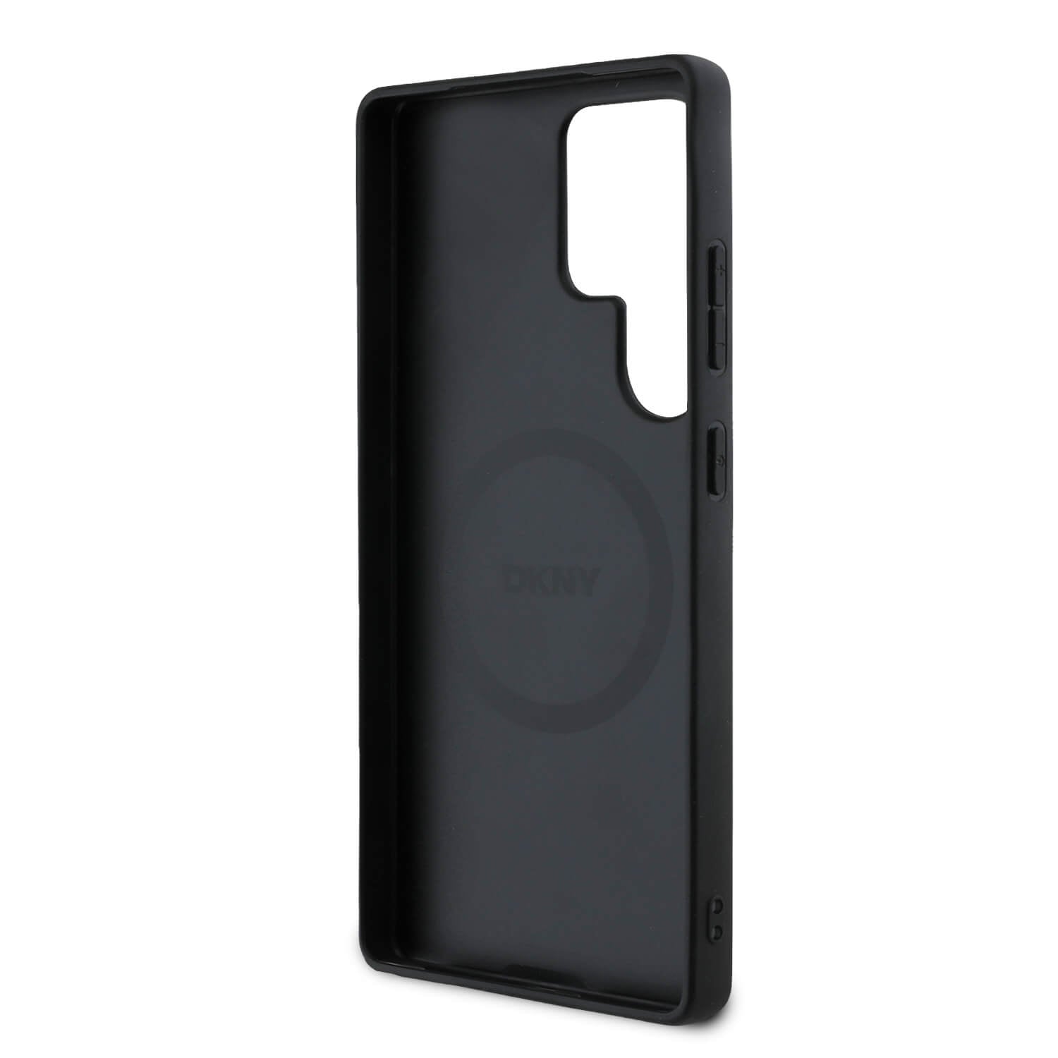 DKNY Samsung Galaxy S25 Ultra - Leather Checkered Pattern MagSafe Σκληρή Θήκη με Επένδυση Συνθετικού Δέρματος - Taupe