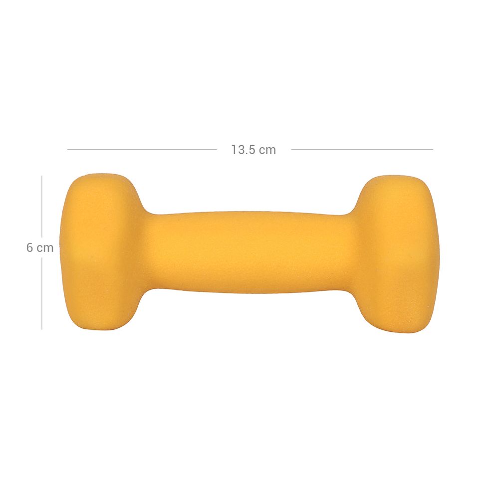 Songmics Σετ με 2 Βαράκια - 1 kg - Yellow - SYL62YL