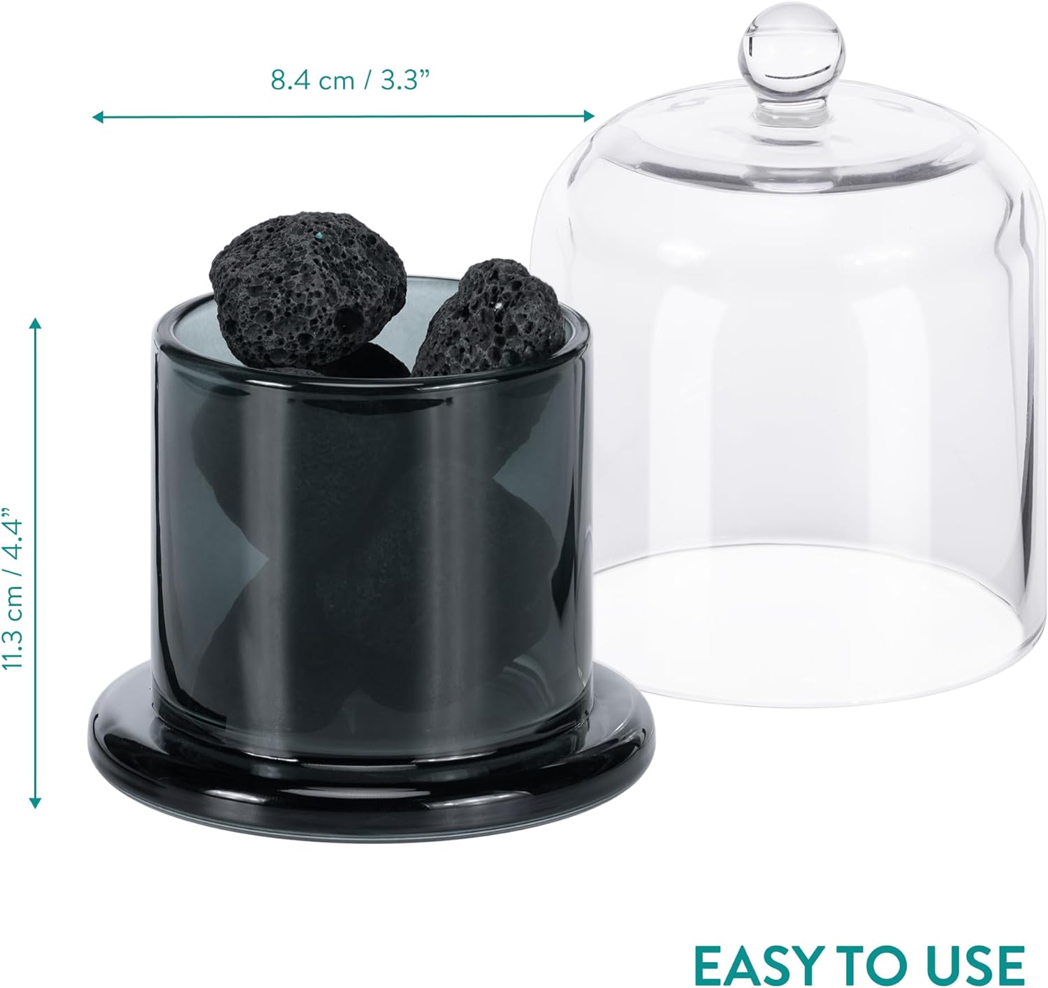 Navaris Διαχύτης Αιθέριων Ελαίων με Φυσικές Πέτρες Λάβας - Lava Stone - 61658.01