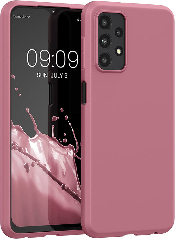 KW Samsung Galaxy A23 5G Θήκη Σιλικόνης TPU - Dark Rose - 57804.167