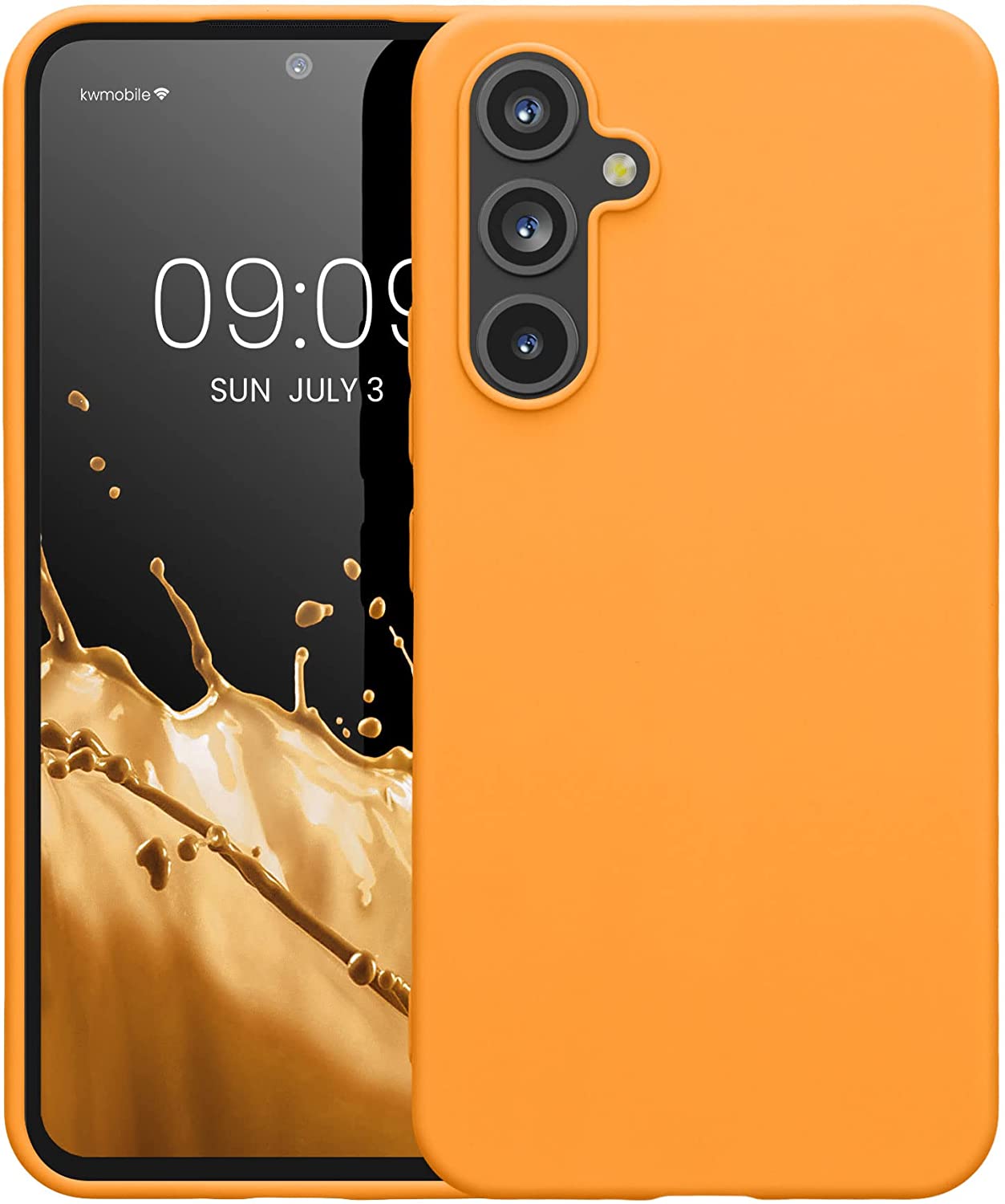 KW Samsung Galaxy A54 5G Θήκη Σιλικόνης TPU - Fruity Orange - 60796.150