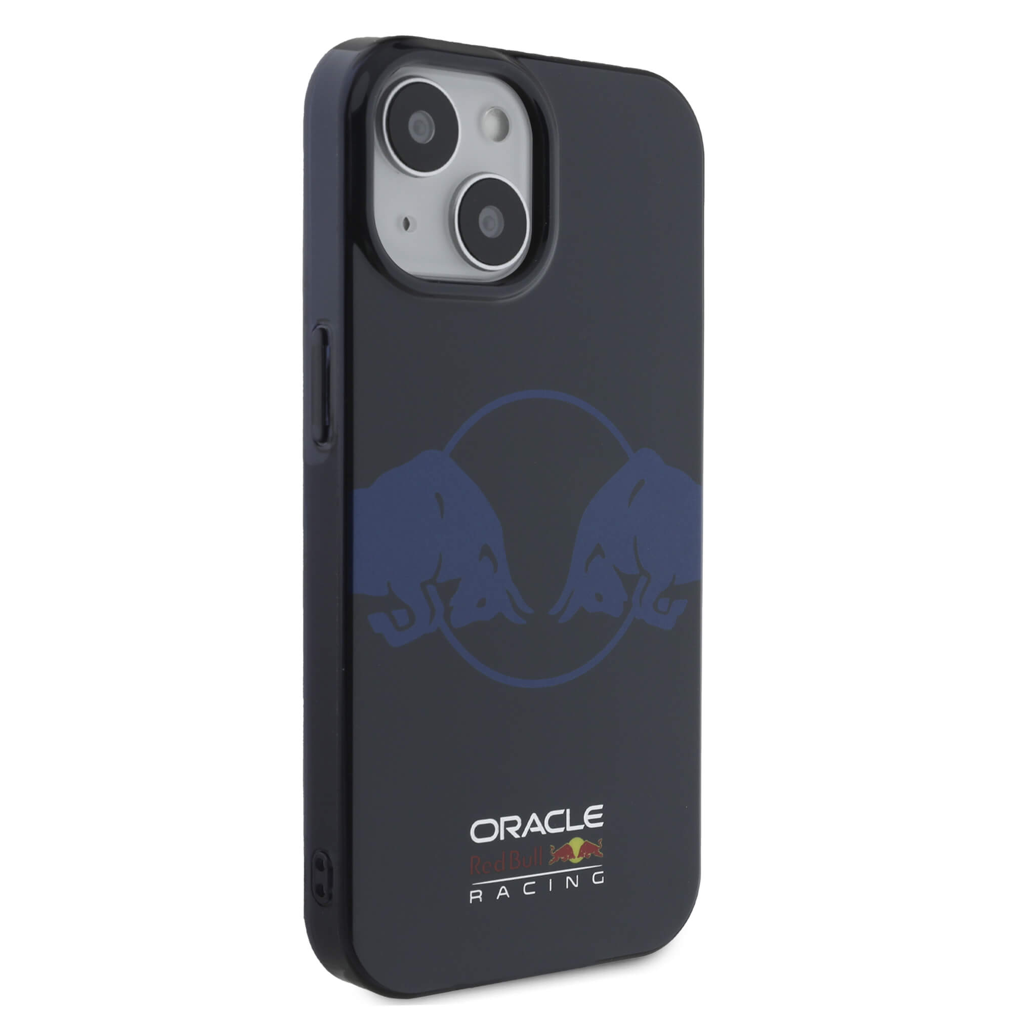 Red Bull iPhone 15 - IML Two Bulls - MagSafe Σκληρή Θήκη με Πλαίσιο Σιλικόνης - Navy - RBHMP15S24HIDBV